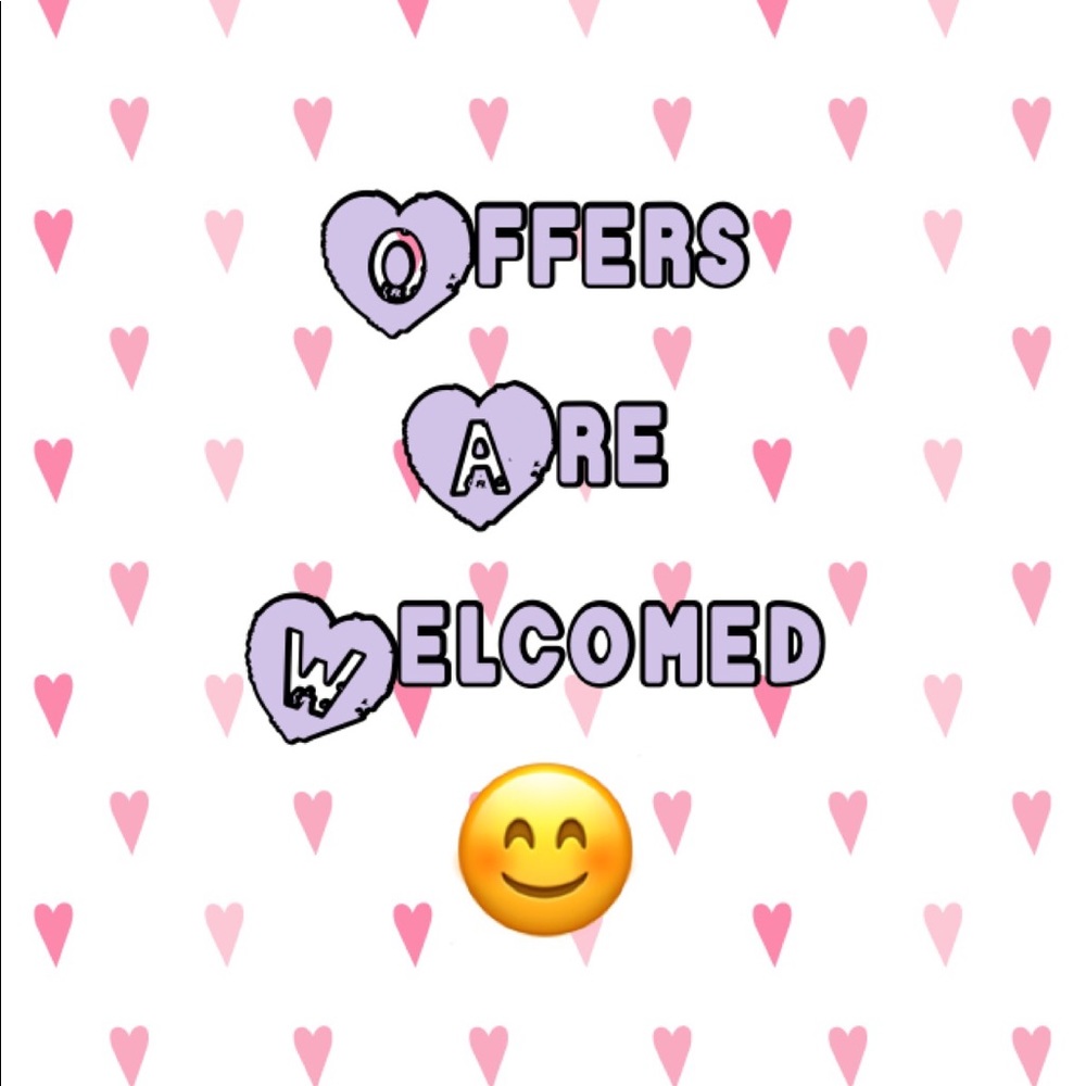Offers are always welcomed!